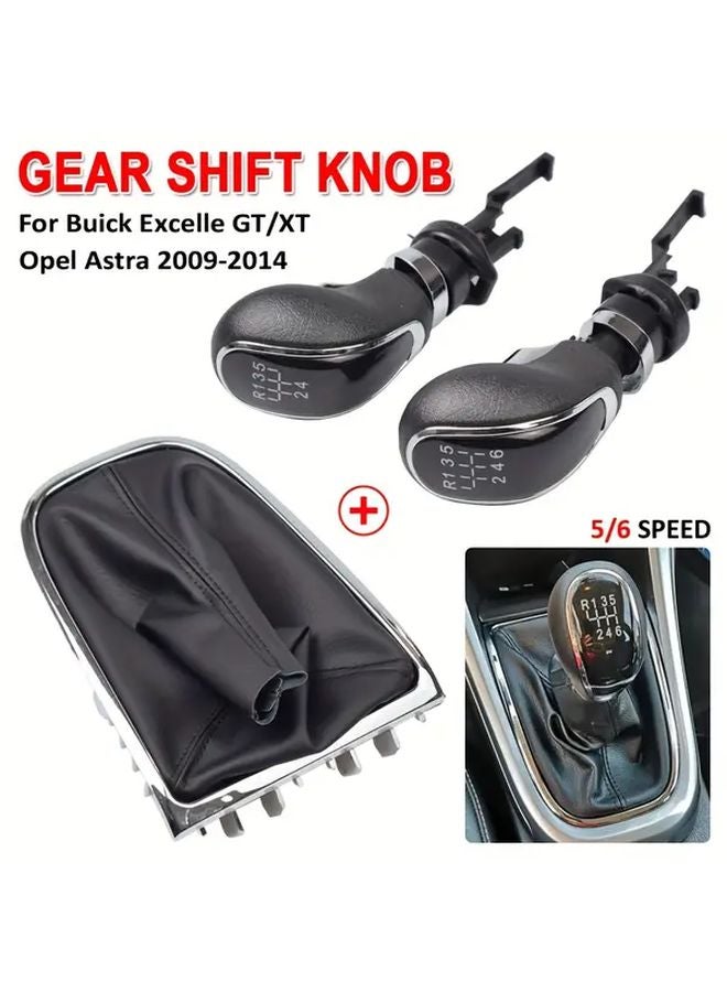 Audi A3 8L 1996 2003 Manual Gear Shift Knob 5 Speed Black Leather White Stitching - Image 3